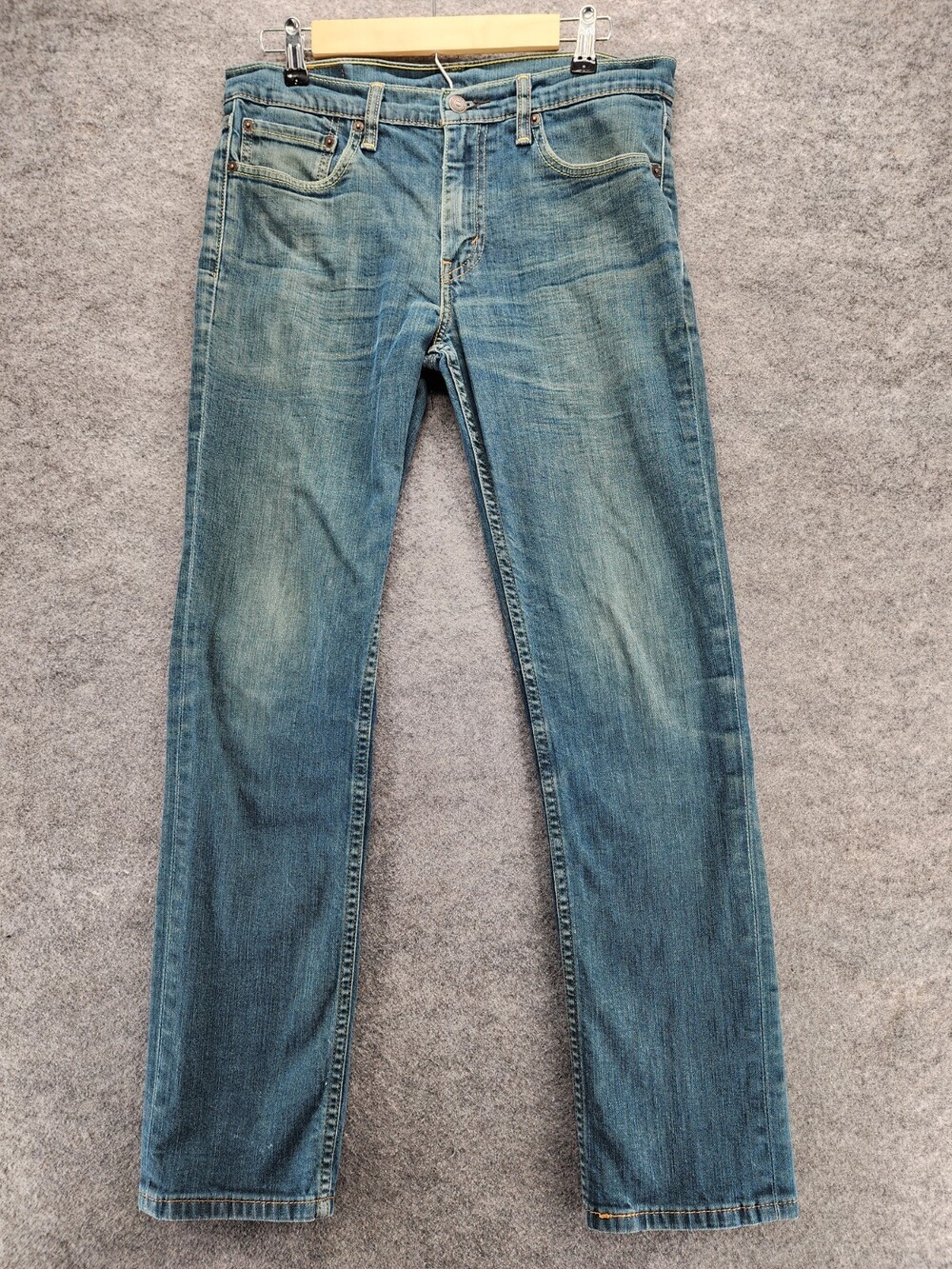 Levis 511 Jeans Mens 32x32 Slim Fit Blue Denim Inseam Measures 30"